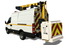 Van Hire Kirkintilloch - 12.5M Cherry Picker 3.5T - Van hire Kirkintilloch
